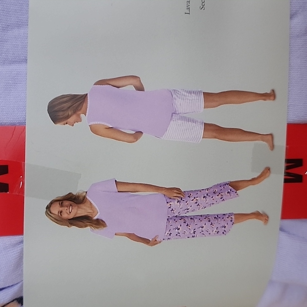 Women's Carole Hochman 4-Piece Cotton Pajama Set - Picture 3 of 4